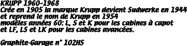 KRUPP 1960-1968