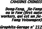 CAMIONS CHINOIS
