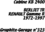 Cabine KB 2400